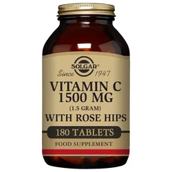 Comprimés Rose Hips C 1500mg 180 Unités