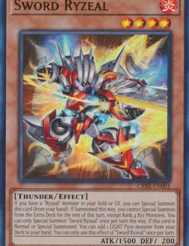 CRBR-EN001 Sword Ryzeal (Collector's Rare) - Yu-Gi-Oh! - FashionsVida