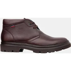 Botin de cordones hombre en piel
