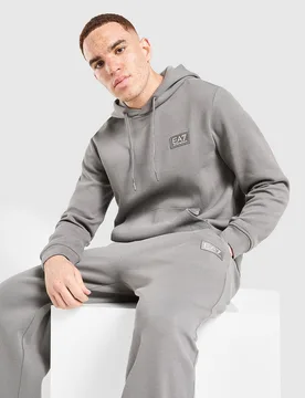 Mens Refined Overhead Hoodie - Grigio, grigio grigio Uomo taglia XXL - Emporio armani - FashionsVida