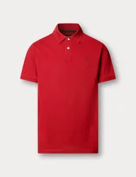 Pure Cotton Polo Shirt Red male