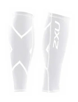 Compression Calf Warmers White / White XS Men - 2XU - FashionsVida