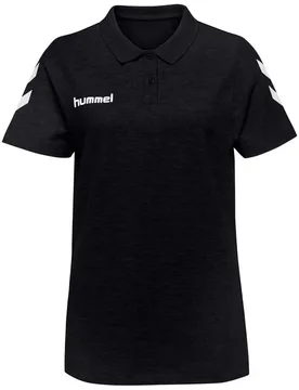 Polo à Manches Courtes Go Cotton Black L - Hummel - FashionsVida