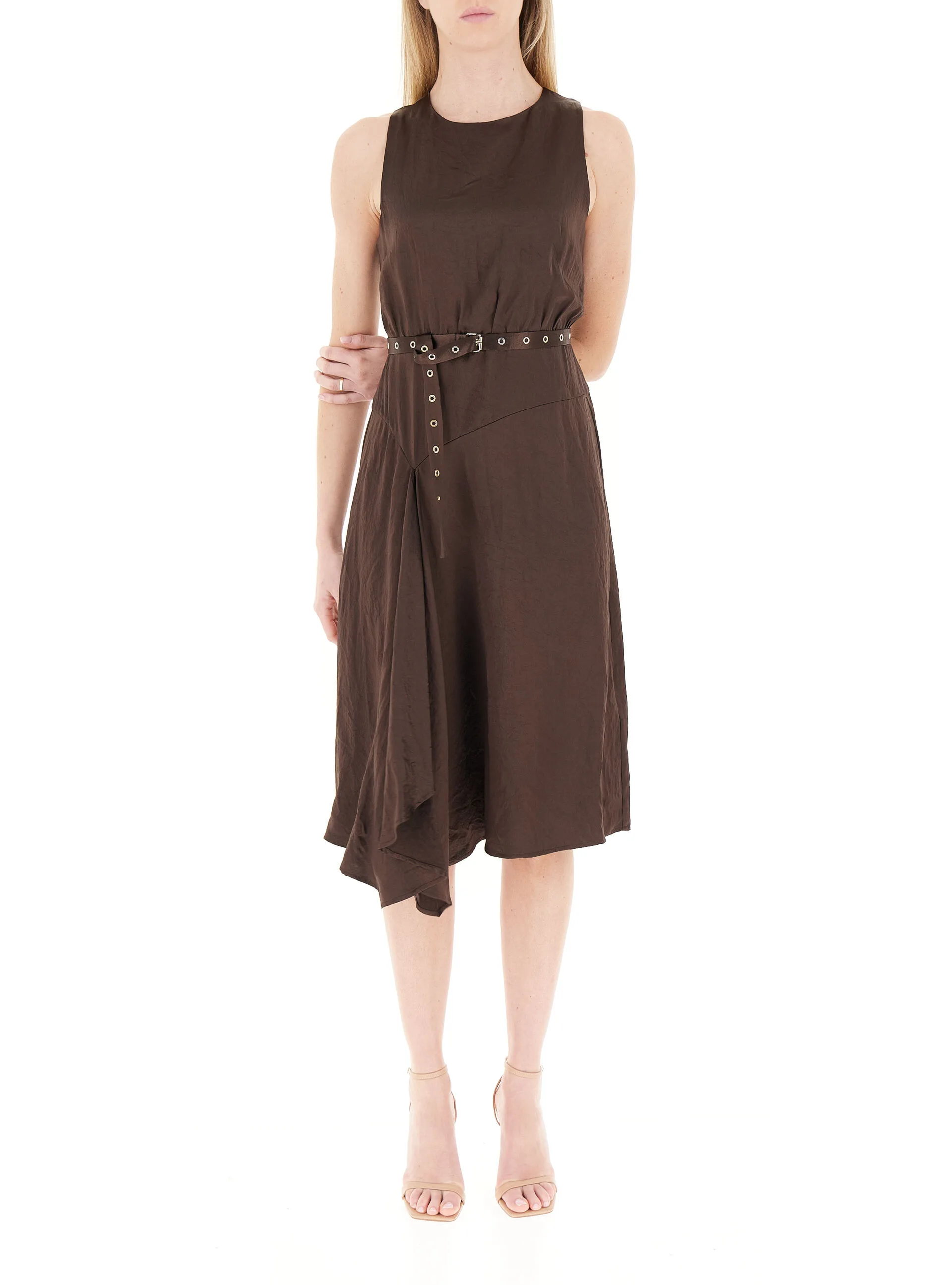 Abito con cintura MARRONE 44 - Liu jo - FashionsVida