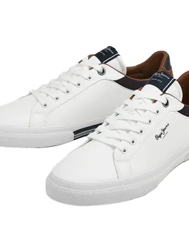 Sneaker Kenton Court White EU 46 - Pepe jeans - FashionsVida