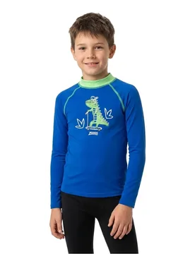 Rash Guard Manches Longues Zip Skaters 3 Années Garçon - Zoggs - FashionsVida