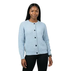 Cardigan Lulu Cashmere Blue / Detail Melange S