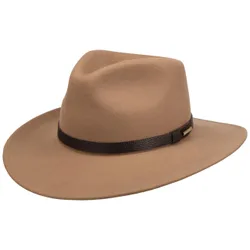 Darroway Wool Western Hat by - camel - Size: M (56-57 cm)
