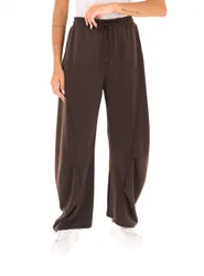 Pantalone wide leg TESTA DI MORO L