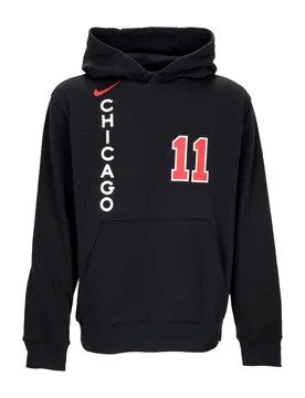 Felpa Cappuccio Uomo Nba City Edition Club Hoodie No 11 Demar Derozan Chibul Black - NIKE NBA - FashionsVida