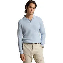 Pullover Polo Merino Coolmax , blau m
