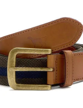 Cinturón de hombre bicolor elástico - Verhunt - FashionsVida