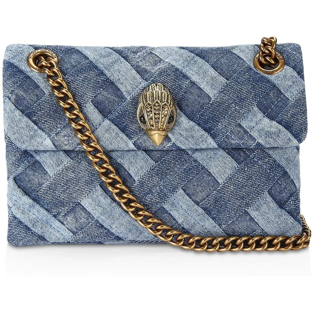 Bandolera de mujer denim con asa de cadena - Kurt Geiger - FashionsVida