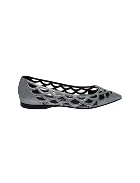 B07110-mte101-1802-170 Donna Cuoio Argento - Sergio Rossi - FashionsVida