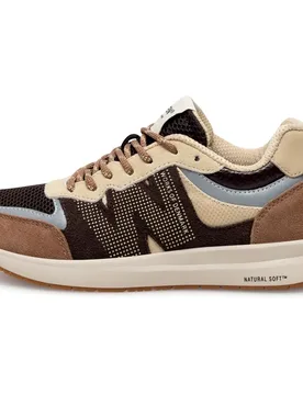 Baskets Rigmor Open Mes Chocolate Multi EU 42 - Woden - FashionsVida
