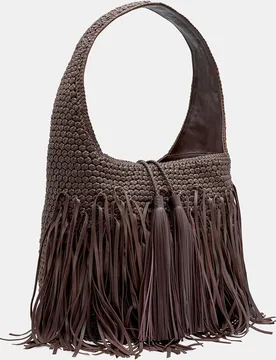 Bolso de hombro noodbag de mujer de piel de cordero - Lottusse - FashionsVida