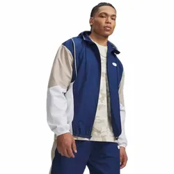 Veste Rival Woven Colorblock Blue / White XL