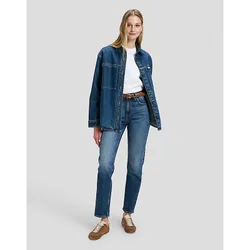Carol High Rise Straight Jean Dark Cobalt Größe 29x31 female