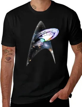 Star Trek: Voyager Rainbow Watercolor Galactic Starship Insignia T-Shirt Luxury man graphic shirts men tshirt - Aliexpress - FashionsVida