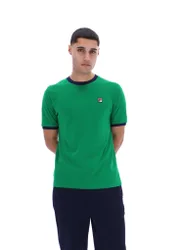 Green Marconi Essential Ringer T-Shirt - XS