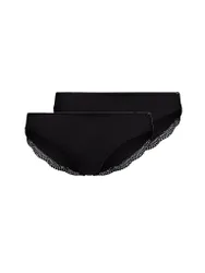 Slip lot de 2 CLASSICOTTON noir noir 36