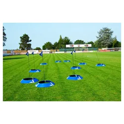 Powershot But De Football/cible De Golf 10 Unités 10 Unités Black / Blue One Size unisex