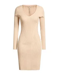 Minivestido Mujer Beige L,M Mujer
