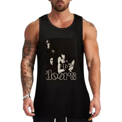 Black and White Tank Top Work Casual Tank Top Durable Sleeveless Top