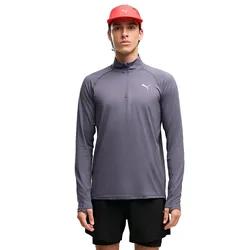 Velocity Cloudspun Half Zip Sweatshirt Inky Depths 2XL Men