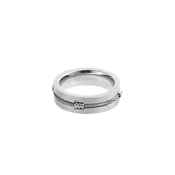 Exquisite Titanium Steel Ring Without Shedding Pigment Ring for Men's&Women's Hip-hop Fashion Light Luxury Simple Accessories