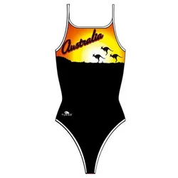 Australia Sun 2012 Swimsuit Black 2XL Women