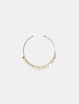 Choker-Halskette mit Mini-Charms Goldfarben OS - Stradivarius - FashionsVida