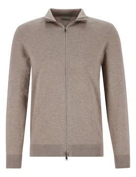 CARDIGAN FULL ZIP BEIGE male - L - FashionsVida