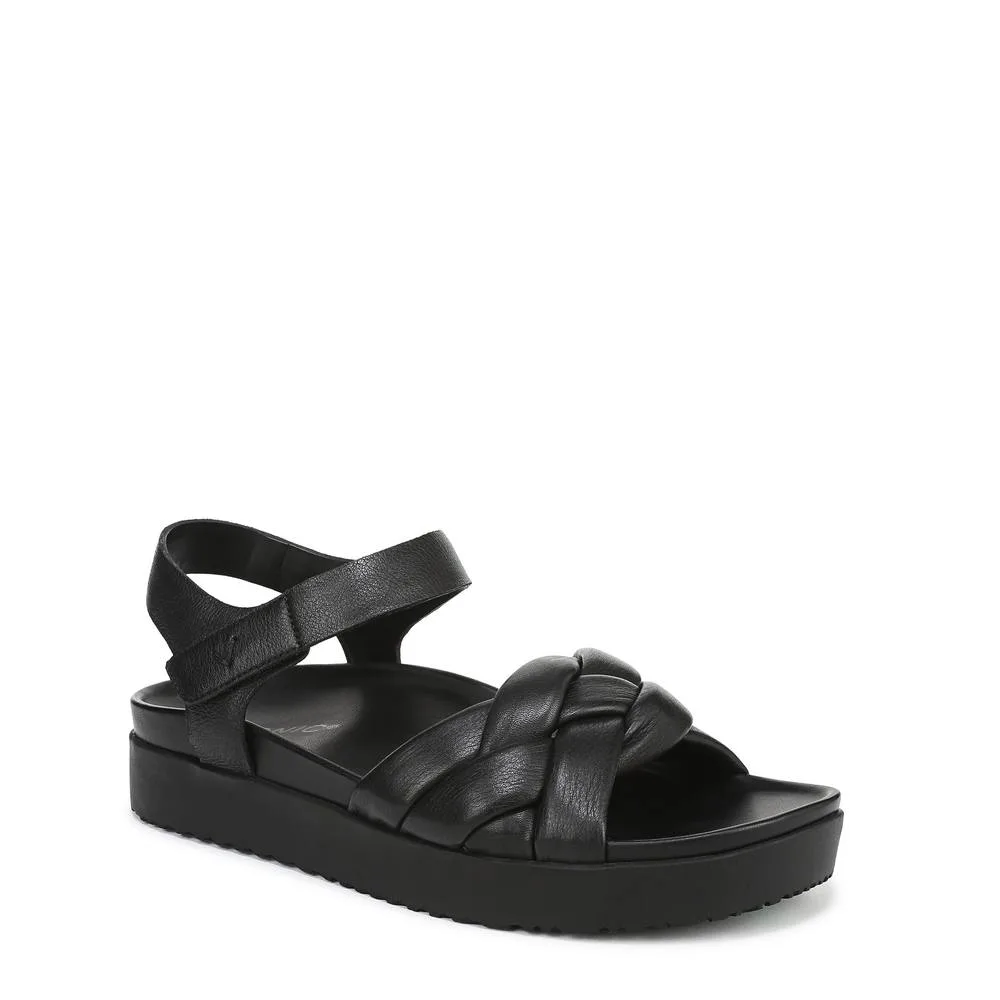 Women's Rosa Strappy Sandals in Black Size: 5.5 - Black - Size: 5.5 - Vionic - FashionsVida