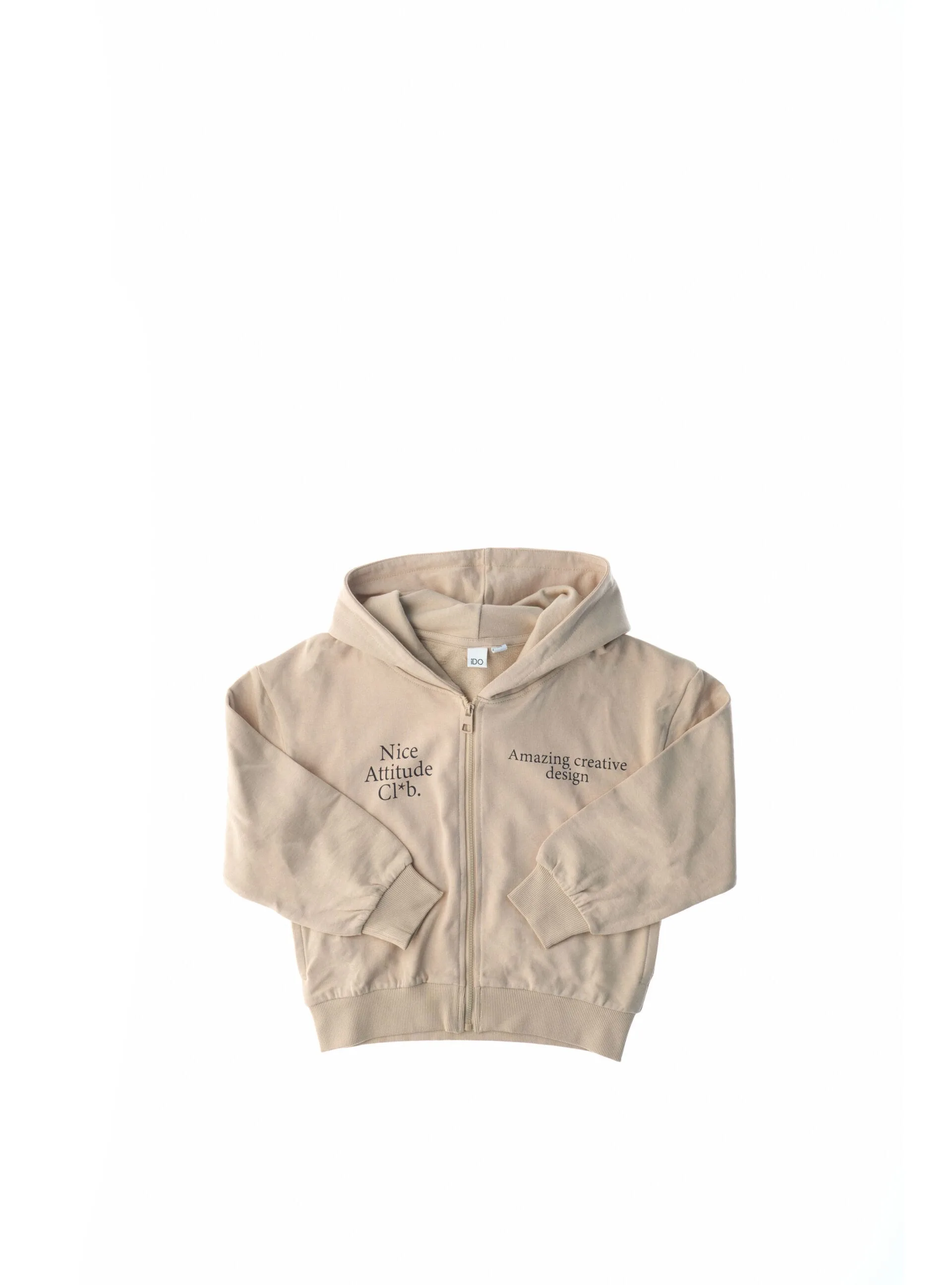 IDO Felpa con cappuccio BEIGE XXL - iDO - FashionsVida