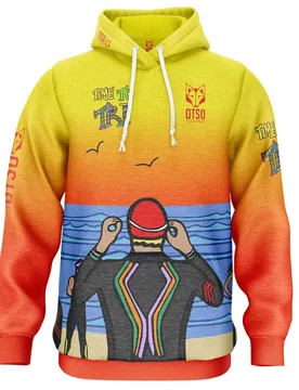 Sweat à Capuche Time To Tri Man Swin - OTSO - FashionsVida