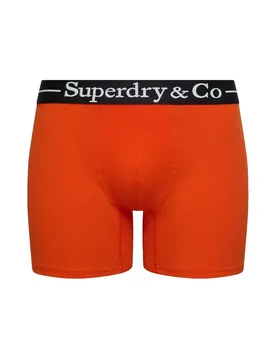 Boxers M311080a 3 Unità Black / Bold Orange / Grey Marl L - Superdry - FashionsVida