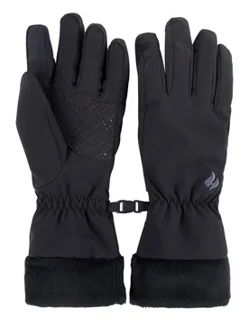 Womens Soft Shell Thermal Waterproof Gloves - - Size: S-M - Heat Holders - FashionsVida