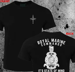 Royal Marine Commando British Army Special Force T-Shirt Short Sleeve Casual 100% Cotton Shirt