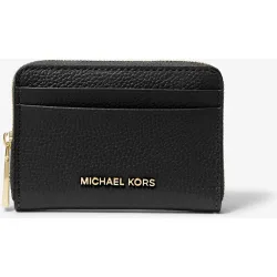 Tarjetero de mujer jet set pequeño de piel granulada