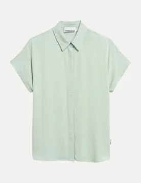 ARMEDANGELS Bluse Larisaana Grün S - Armedangels - FashionsVida