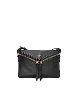 Sac en cuir - Sac bandoulière DIAMOND 3D Small noir - Mcm - FashionsVida