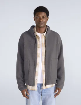 Andy Mens Borg Fleece Jacket - Grey - Animal - FashionsVida
