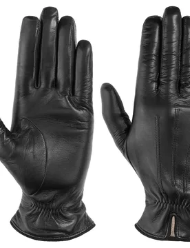 Raffung Gloves for Women by - black - Damen - Size: 6 1/2 HS - roeckl - FashionsVida