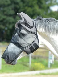 Fliegenmaske FLY COVER PRO GAP II, grau-schwarz XWB