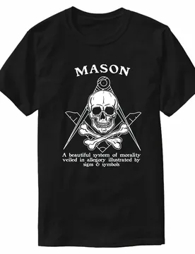 Mason Beautiful System of Morality Freemason Symbol Masonic T-Shirt 100% Cotton O-Neck Summer Short Sleeve Casual Mens T-shirt - Aliexpress - FashionsVida
