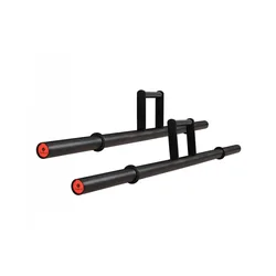 Er-Set Muskelaufbau-Stangen Farmer walk - Noir - unisex - Size: 150x7x20 cm