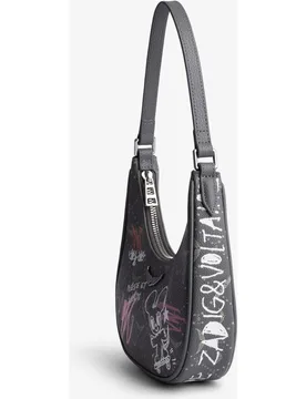 Zadig & Voltaire - Bolso pequeño de noche multiposición monograma de poliéster - Zadig & Voltaire - FashionsVida