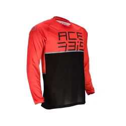 Maglia Moto Cross Enduro / MTB RAZORCREST Nero Rosso taglia S