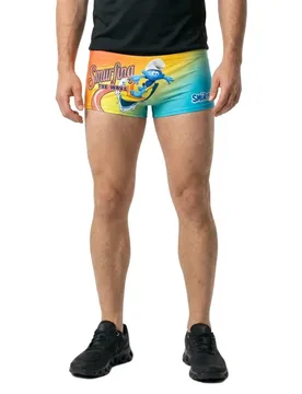 Smurf Smurfing Swimming Boxer Multicolour L Men - OTSO - FashionsVida
